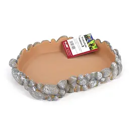 Поїлка для рептилій Hobby Drinking bowl Pebbles L 25x21x4см (36402) - мініатюра 1