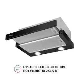 Витяжка телескопічна Perfelli TL 502 BL LED - мініатюра 4