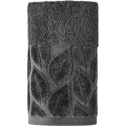Рушник махровий Soho Leaves 30х50 см Dark Gray (30*50 Leaves Dark Gray) - мініатюра 2