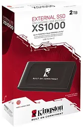 SSD накопичувач Kingston XS1000GA 2TB USB 3.2 Gen 2 Type-C (SXS1000/2000GA) (7157779) - мініатюра 2