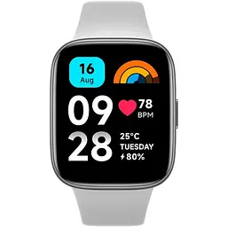 Розумний годинник Xiaomi Redmi Watch 3 Active BHR7272GL сіро-білі - мініатюра 2