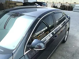 Дефлектори вікон вітровики HIC для Volkswagen B6 B7 2005-2019 вставні Оригінал (VW15-IN) - мініатюра 4