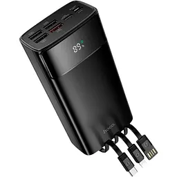 Зовнішній акумулятор Hoco DB89B Element 30000mAh 22.5W Black [161335] - мініатюра 2