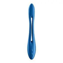 Вібратор Satisfyer Elastic Game 20 см блакитний - мініатюра 9