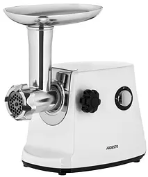 М'ясорубка Ardesto MGA-1750R, White/Inox, 1700Вт, 3 диски 1.6 кг/хв, реверс