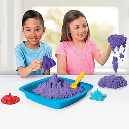 Набір піску для дитячої творчості Wacky-Tivities Kinetic Sand, фіолетовий, 454 г (71402P) - мініатюра 8