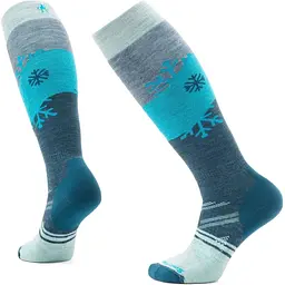 Шкарпетки Smartwool Wm’s Ski Full Cushion Snowpocalypse Pattern OTC Frosty Green M Smart Wool (1033-SW SW002170.B72-M)