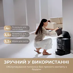 Робот пилосос MOVA Z60 Ultra Roller Complete Black-EUA - мініатюра 13