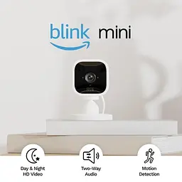 Набір з 2 IP-камер Amazon Blink Mini 1080P HD Indoor Smart Security - мініатюра 2