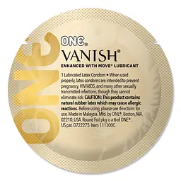Набір презервативів ONE Vanish Hyperthin, 100 шт, ультратонкі, зі змазкою, паковання-тубус - мініатюра 4