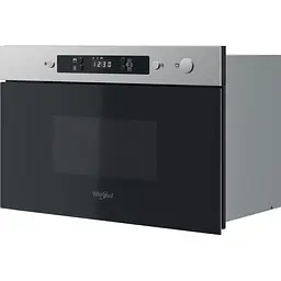 Мікрохвильова піч вбудована Whirlpool 22л 750Вт дисплей нерж
