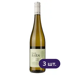 Вино Paul Barn Riesling Landwein Rhein біле напівсолодке 2.25 л (3 шт. х 0.75 л)