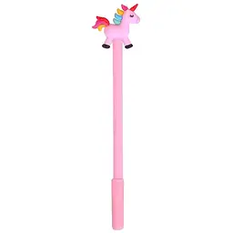Дитяча гелева ручка Єдиноріг 6063(Pink) синя