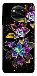 Чохол Demsky Flowers on black для Xiaomi Poco X3 NFC / Poco X3 Pro