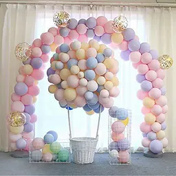 Кулька повітряна латексна 30 см (100) макарун пурпур, IDEA7-DL-015 - мініатюра 5