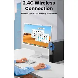 Мишка Ugreen MU105 Wireless Pink (90686) - мініатюра 8