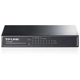 Комутатор TL-SG1008P 8xGE (8xPoE), 65.2Вт, Некерований TP-Link teh0018309