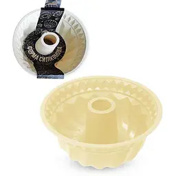 Форма SNT силіконова кругла кекс 24х24х10,2см Creamy 3300-39
