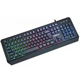 Клавіатура REAL-EL 7001 Comfort Backlit Black (EL123100035) - мініатюра 4
