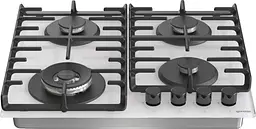 Варильна поверхня Gorenje газова на склі, 60см, чавун, білий - мініатюра 5