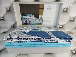 Комплект постільної білизни Linna Євро Belizza pbe0042052 - мініатюра 3