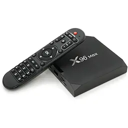 Медіа приставка X96-Max 4/64G Smart TV Box (Android 9.0, ОЗУ 4 Гб, 32Гб вбудованої пам'яті, 4-х ядерний процесор Amlogic 905 (2,0 ГГц)