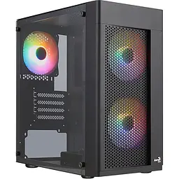 Корпус AeroCool Hexform-G-BK-v2 600 Вт чорний (ACCX-PV38004.11) [173300]