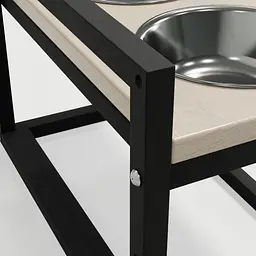 Hollky Flex M — миски на регульованій підставці для середніх собак (2 × 0.85 л) - мініатюра 8