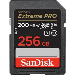 Карта пам'яті SanDisk 256GB SD class 10 UHS-I U3 V30 Extreme PRO (SDSDXXD-256G-GN4IN)