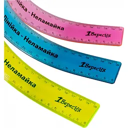 Лінійка 1 Вересня 20 см Неломайка кольорова (370533) - мініатюра 4