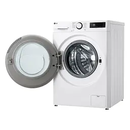 Пральна машина LG фронтальна, 10кг, 1400, A, 57см, дисплей, пара, інвертор, білий - мініатюра 7