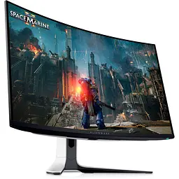 Монітор 31.6" Dell AW3225QF Curved UHD QD-OLED 240Hz (210-BLLV) - мініатюра 3