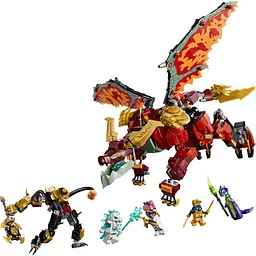 Конструктор LEGO Ninjago Дракон-трансформер Вайлдфаєр (71868) - мініатюра 5