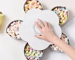 Обертова тарілка для закусок Rotating Fruit Plate - мініатюра 3