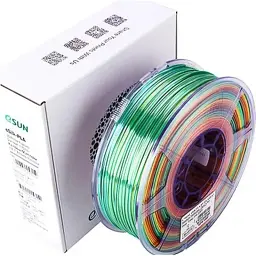 Пластик для 3D-принтера eSUN ePLA-Silk 1,75mm 1kg RAINBOW (EPLA-SILK175RB1) - мініатюра 2