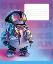 Зошит шкільний Star на скобі у клітинку 12 аркушів 30 шт. в упаковці - мініатюра 3