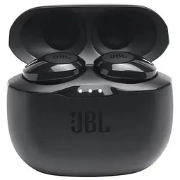 Навушники бездротові JBL TUNE 125 BT TWS стереогарнітура в кейсі (JBLT125TWSBLK) чорна - мініатюра 2