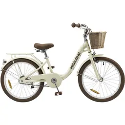 Велосипед дитячий Miqilong LS 20" бежевий (RBB-LS20-BEIGE) - мініатюра 2