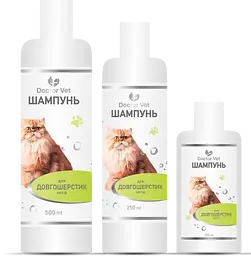 Шампунь для довгошерстих котів Doctor Vet 100 мл - мініатюра 4