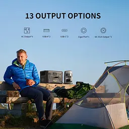 Портативна зарядна станція Pecron F3000LFP LiFePO4, 3072 Вт/ч 3600 Вт (F3000LFP) - мініатюра 8