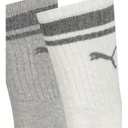 Шкарпетки Puma Crew Heritage Stripe Unisex 261058001-002 світло-сірий 43-46 (8718824801063) - мініатюра 2