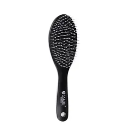 Щітка для волосся масажна пластикова Salon Professional 88000 чорна