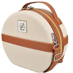 Бьюті-кейс Semi Line 5L Ecru/Brown (T5670-1), Бежевий