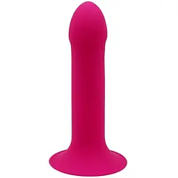 Ділдо з присоскою Adrien Lastic Hitsens 2 Pink, відмінно для страпону, макс діаметр 4 см, довжина 16,7 см