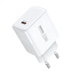 Зарядний пристрій Remax RP-U121 Kiddy Series 1Type-C 33W White