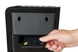 Керамічний обігрівач ECG KT 200 DT Black - мініатюра 3