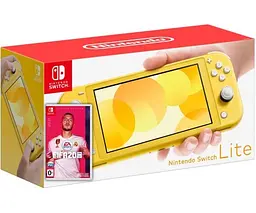 Ігрова консоль Nintendo Switch Lite Yellow + Гра FIFA 20 Legacy Edition російська версія - мініатюра 2