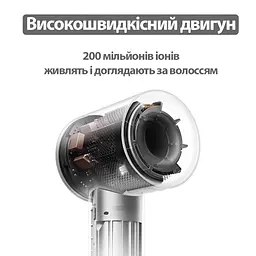 Високошвидкісний фен UFT Hairdryer  із безщітковим мотором та іонною технологією  - мініатюра 3