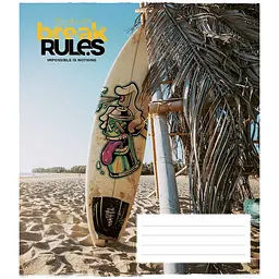 Зошит загальний Школярик Break the rules, в лінійку, 36 арк, ВД-лак, 20 шт. (036-3220L) - мініатюра 5