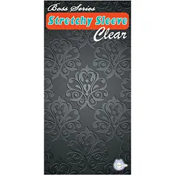Насадка стимулююча Boss Of Toys Boss Stretchy Sleeve Clear, BS6700014, Прозорий - мініатюра 2